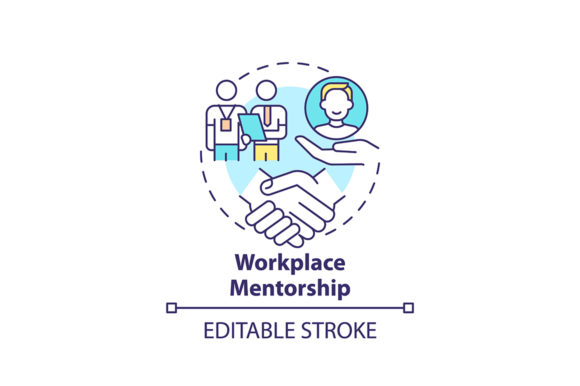 Download Workplace Mentorship Concept Icon - Workplace Collection