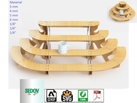 Download Laser Cut Template Retail Shelves - Retail Collection