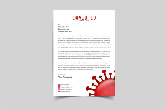 Download Covid19 Coronavirus Concept  Letter Head - Virus Collection