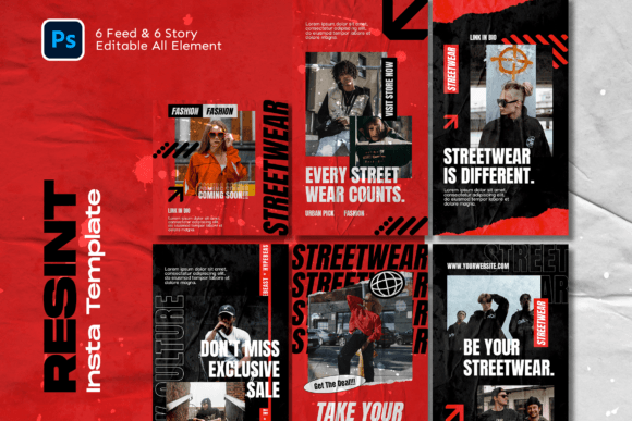 Download Resint Hypebeast Instagram Template - Hypebeast Collection