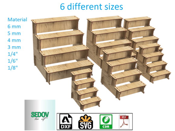 Download Laser Cut Retail Display Stand Shelf Set - Retail Collection